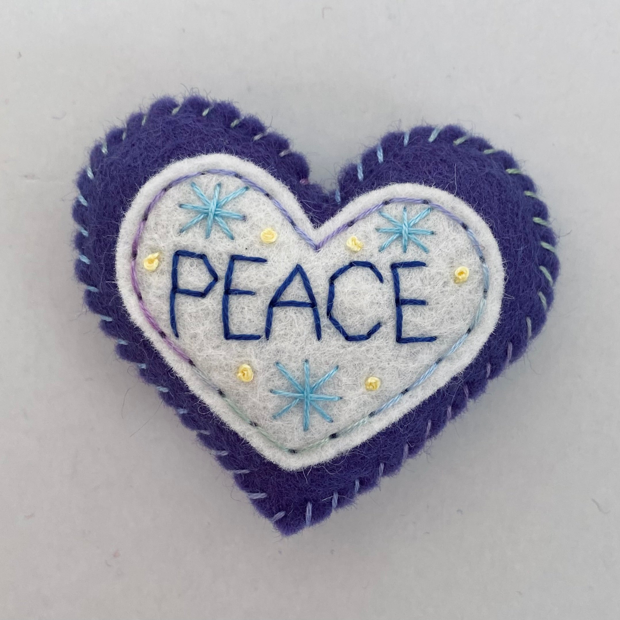 Pocket Heart - PEACE (6cm)