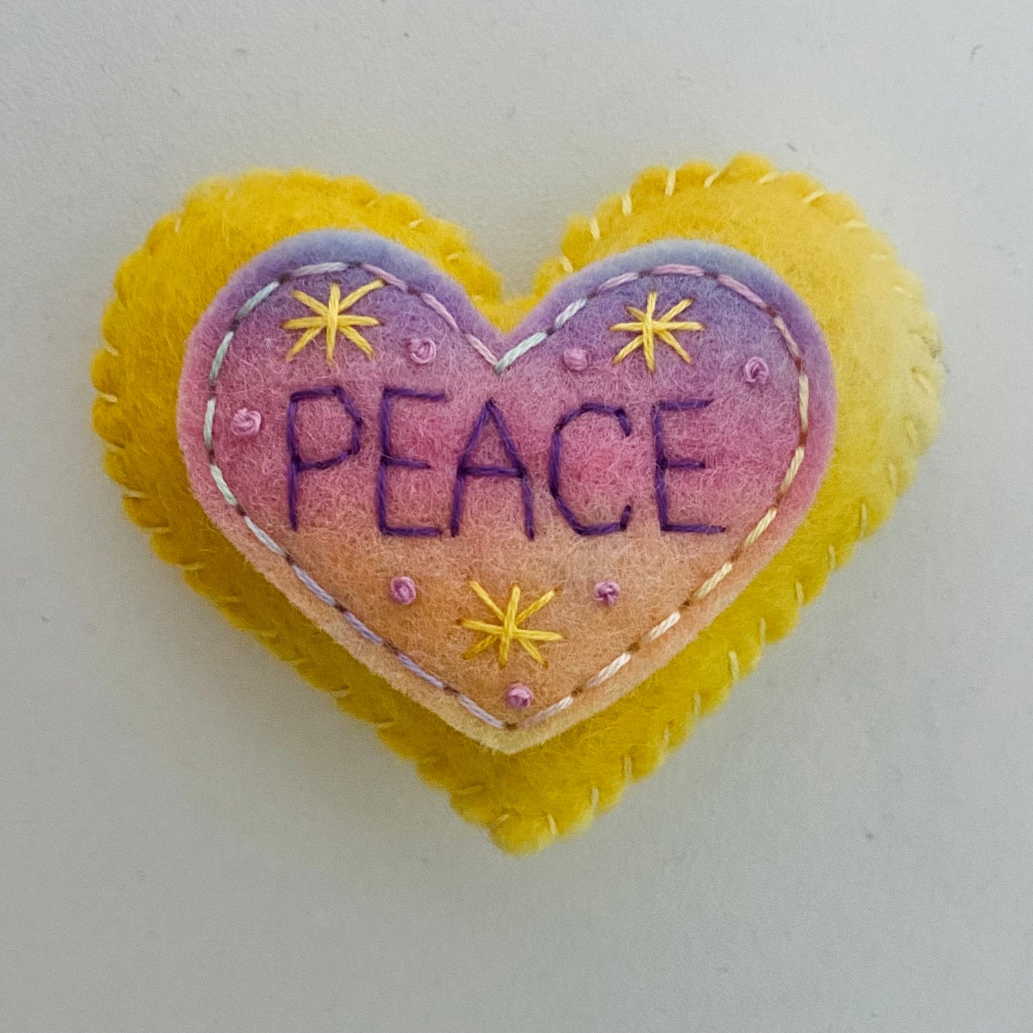 Pocket Heart - PEACE (6cm)