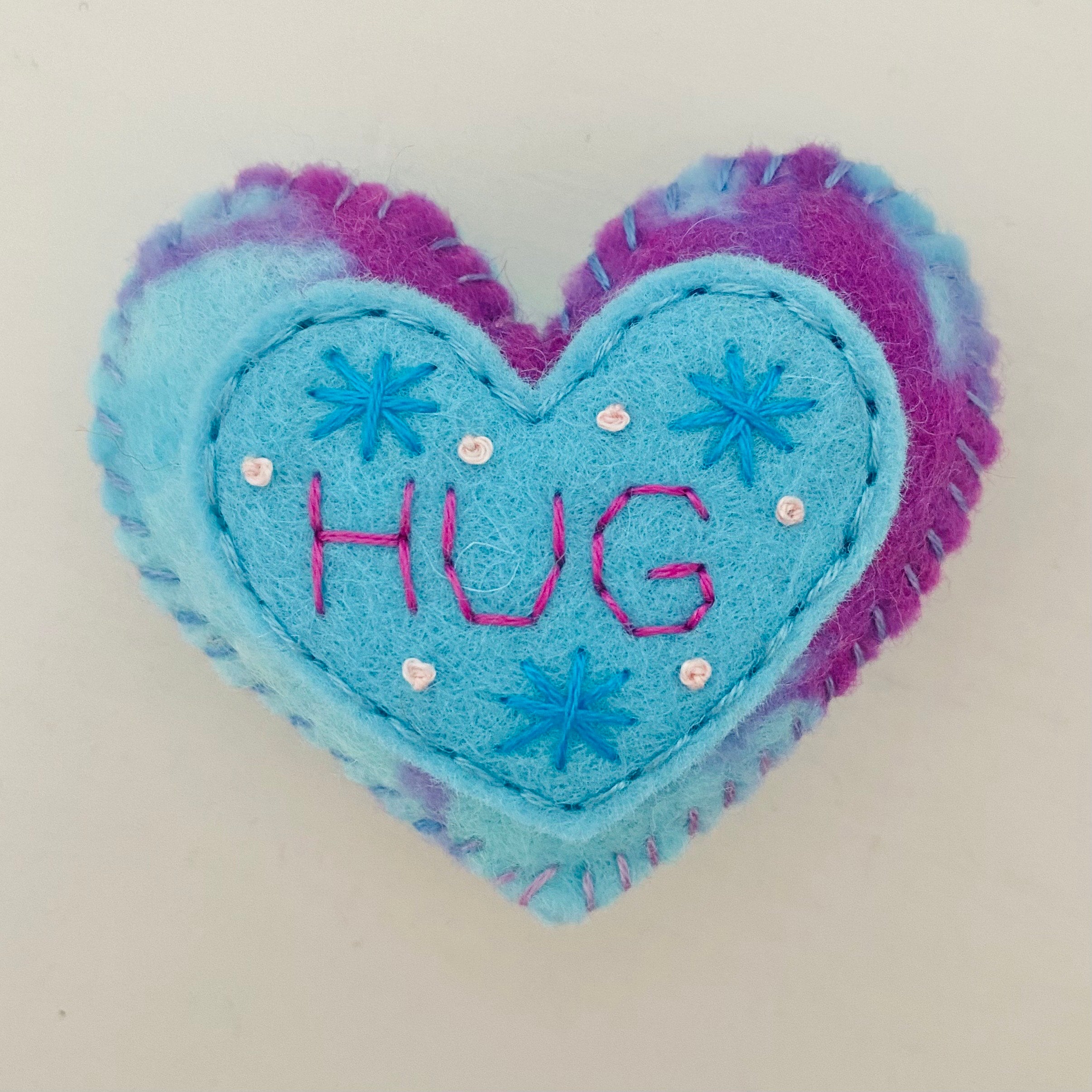 Pocket Heart with Word (6cm)