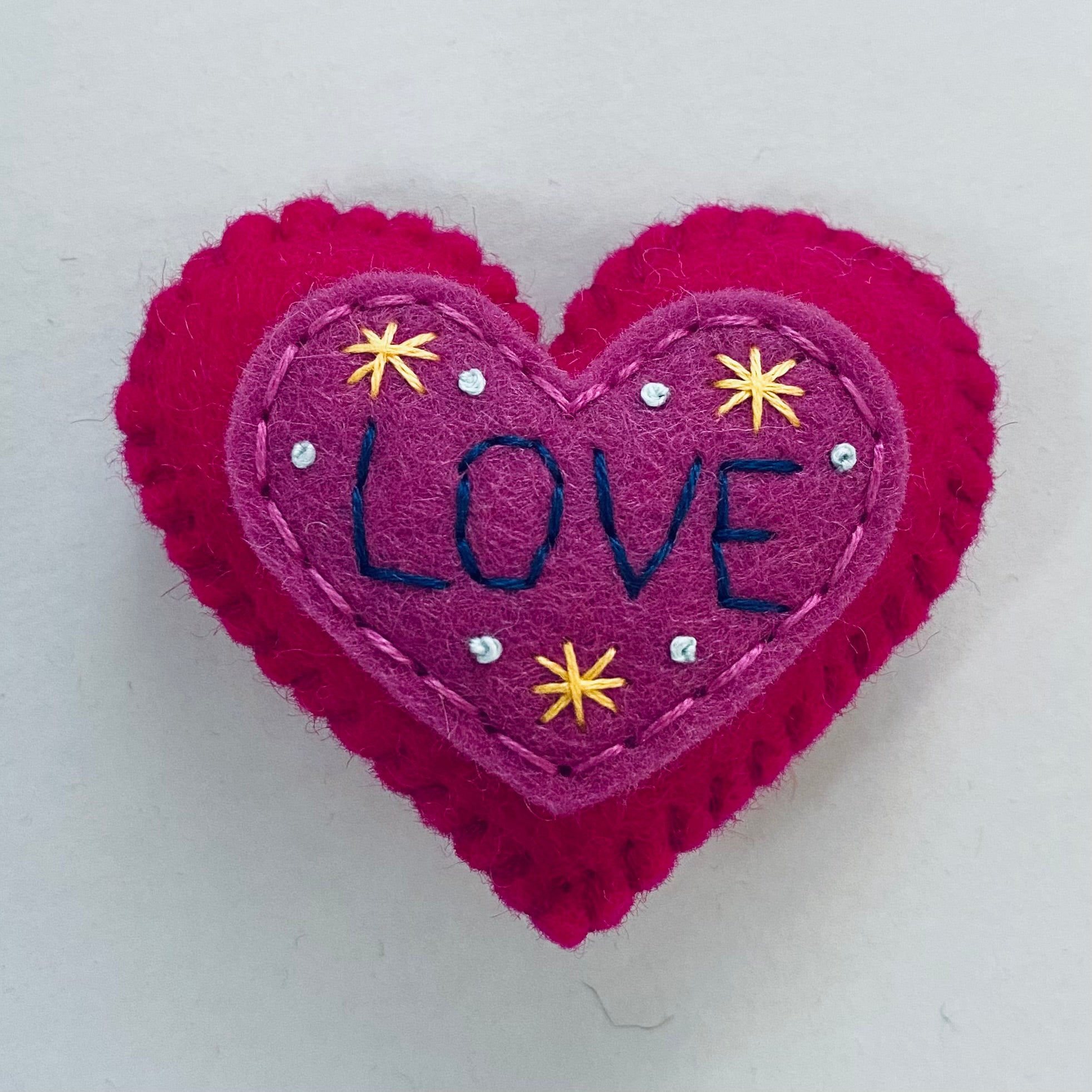 Pocket Heart - Embellished (6cm)