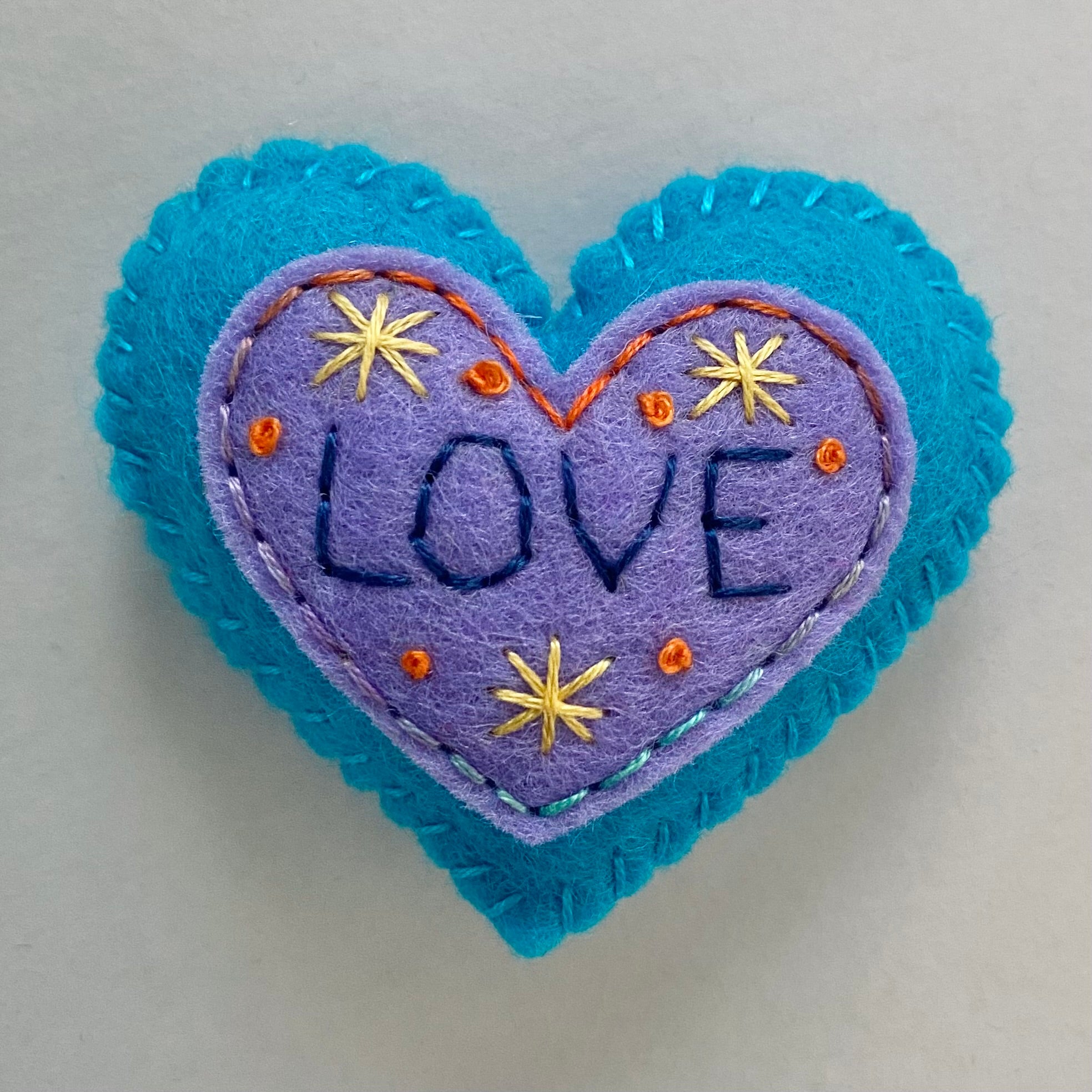 Pocket Heart - Embellished (6cm)