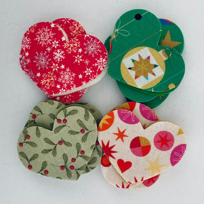 Pre-Cut Hearts - Fabric (Various)