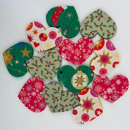 Pre-Cut Hearts - Fabric (Various)