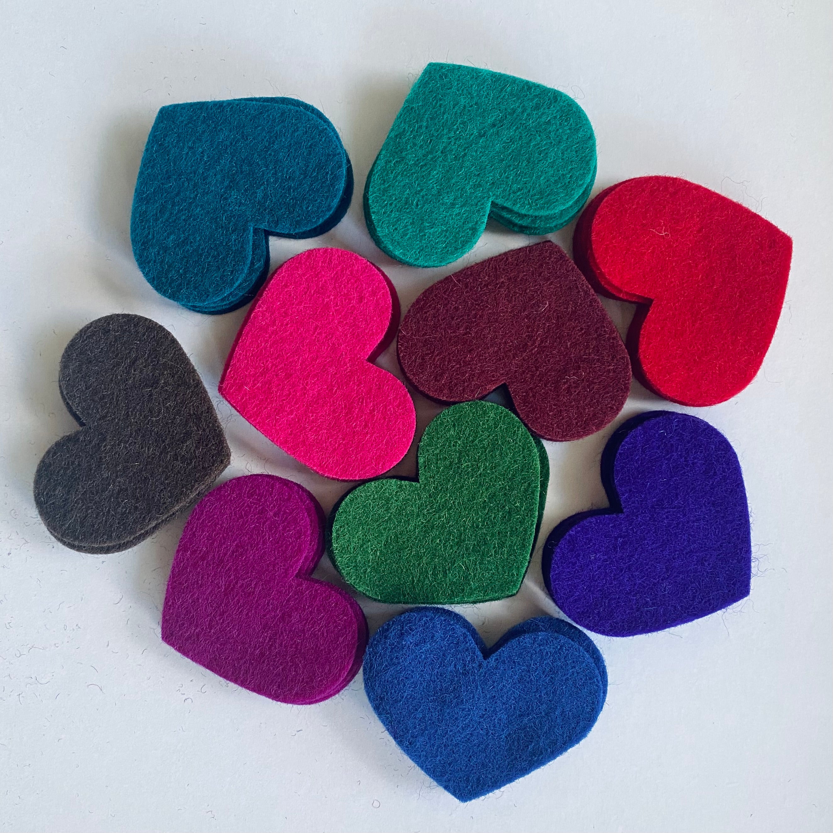 Pre-Cut Hearts (50)