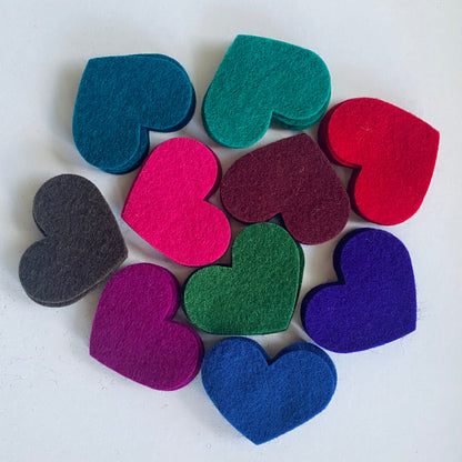 Pre-Cut Hearts (50)