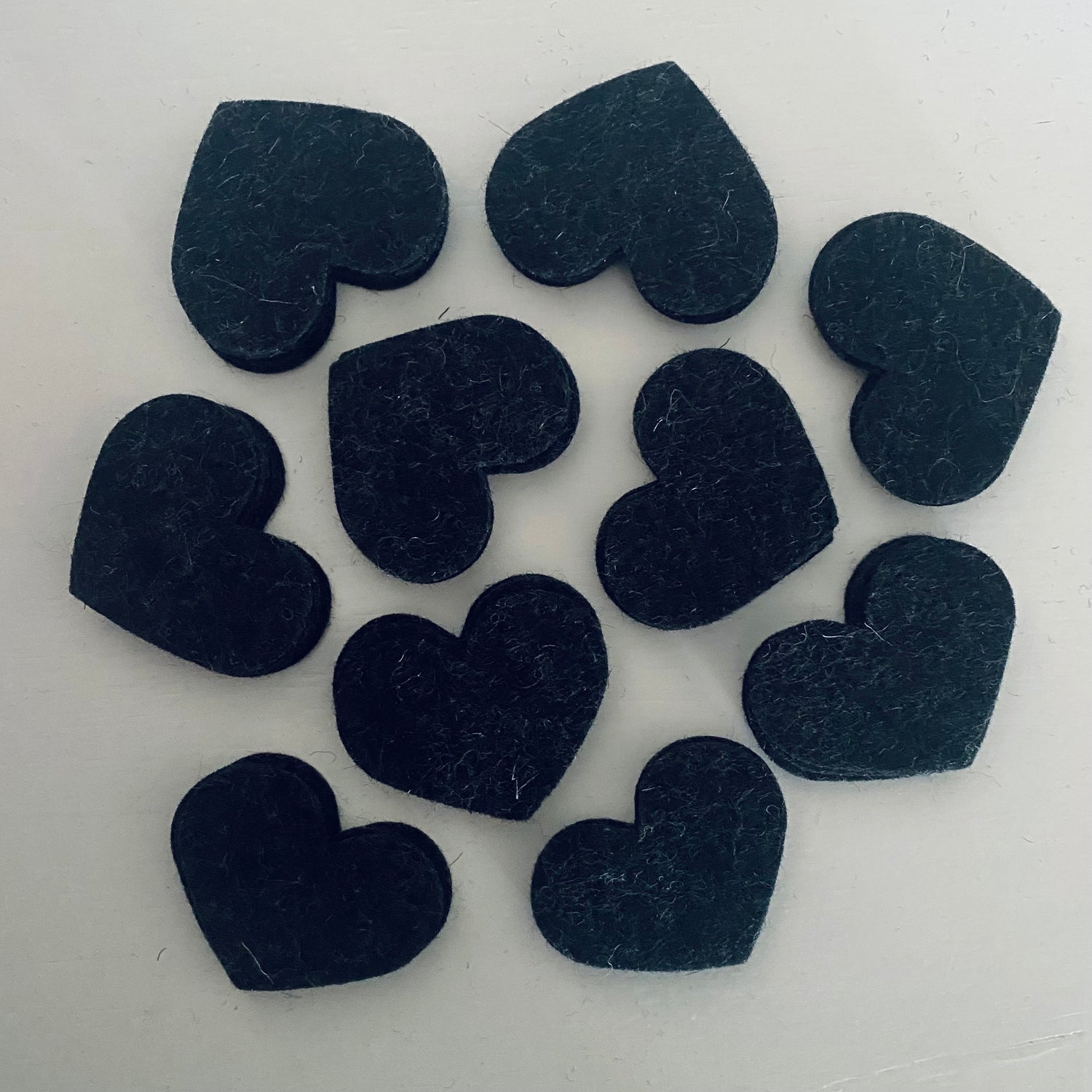 Pre-Cut Hearts (50) - Single Colour