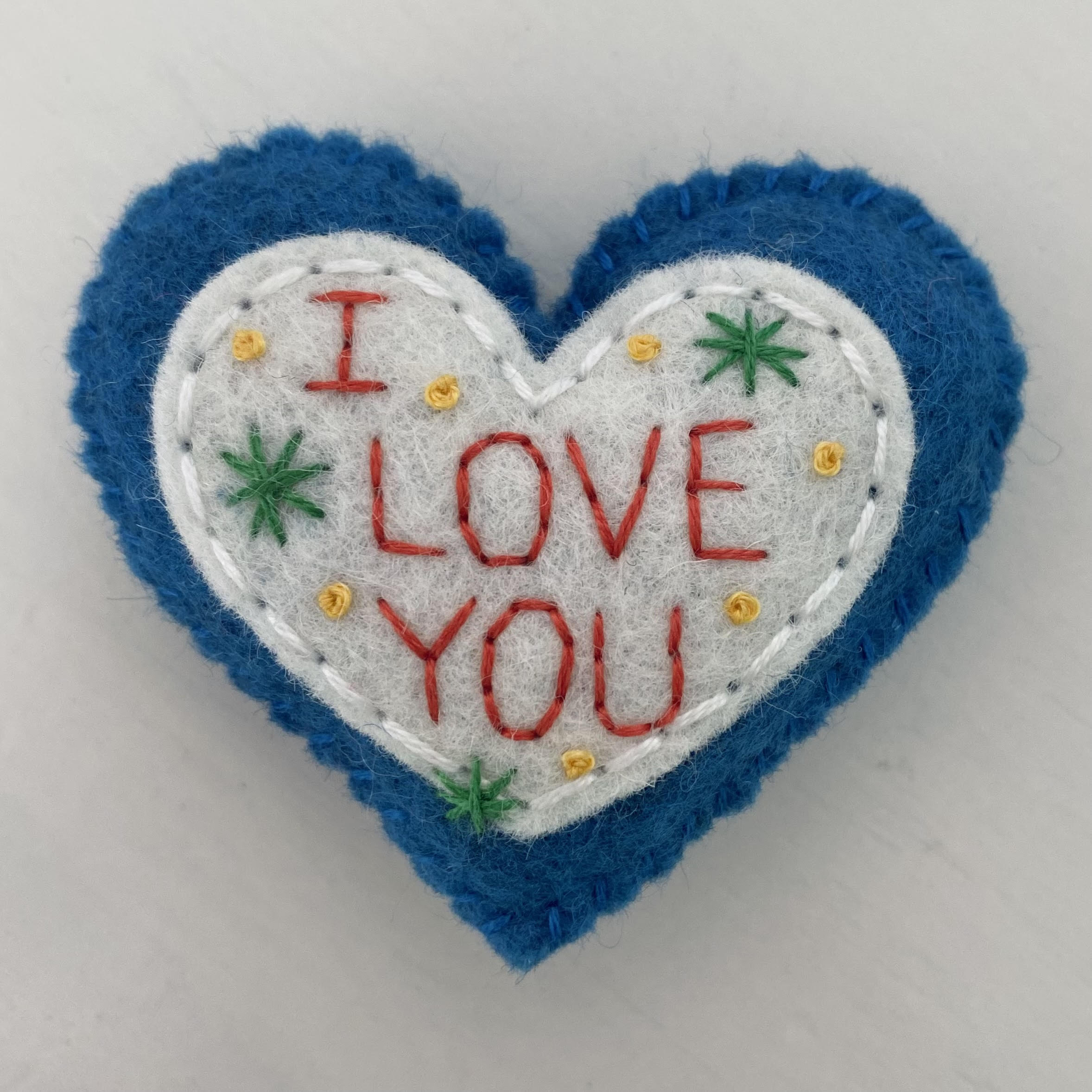 Pocket Heart with Word (6cm)