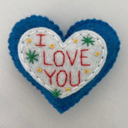 Pocket Heart with Word (6cm)