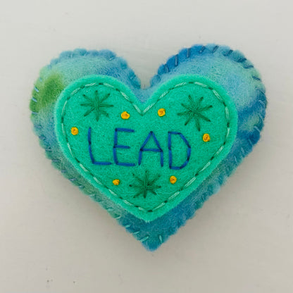 Pocket Heart with Word (6cm)