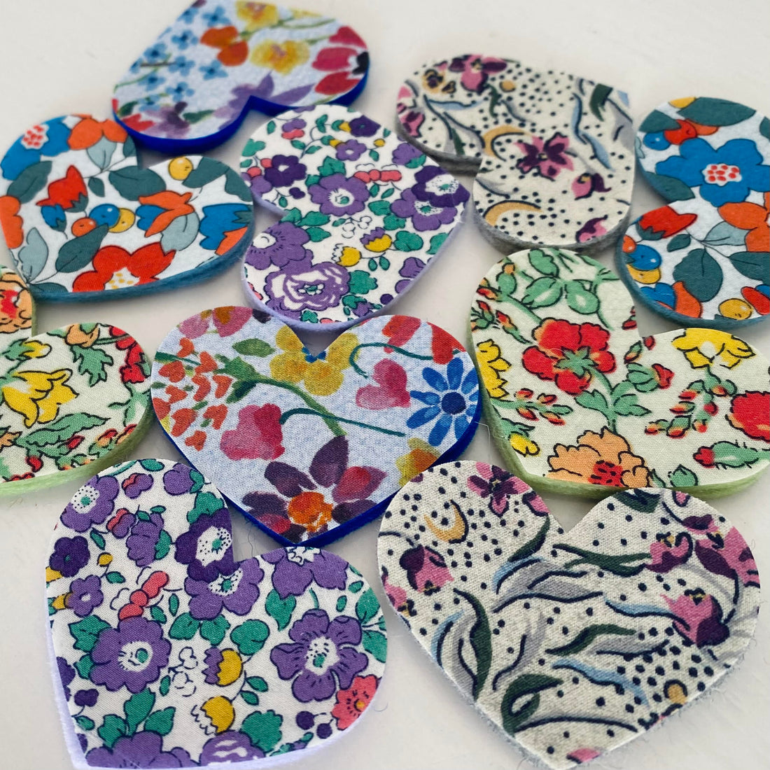 Pre-Cut Hearts - LIBERTY Fabric