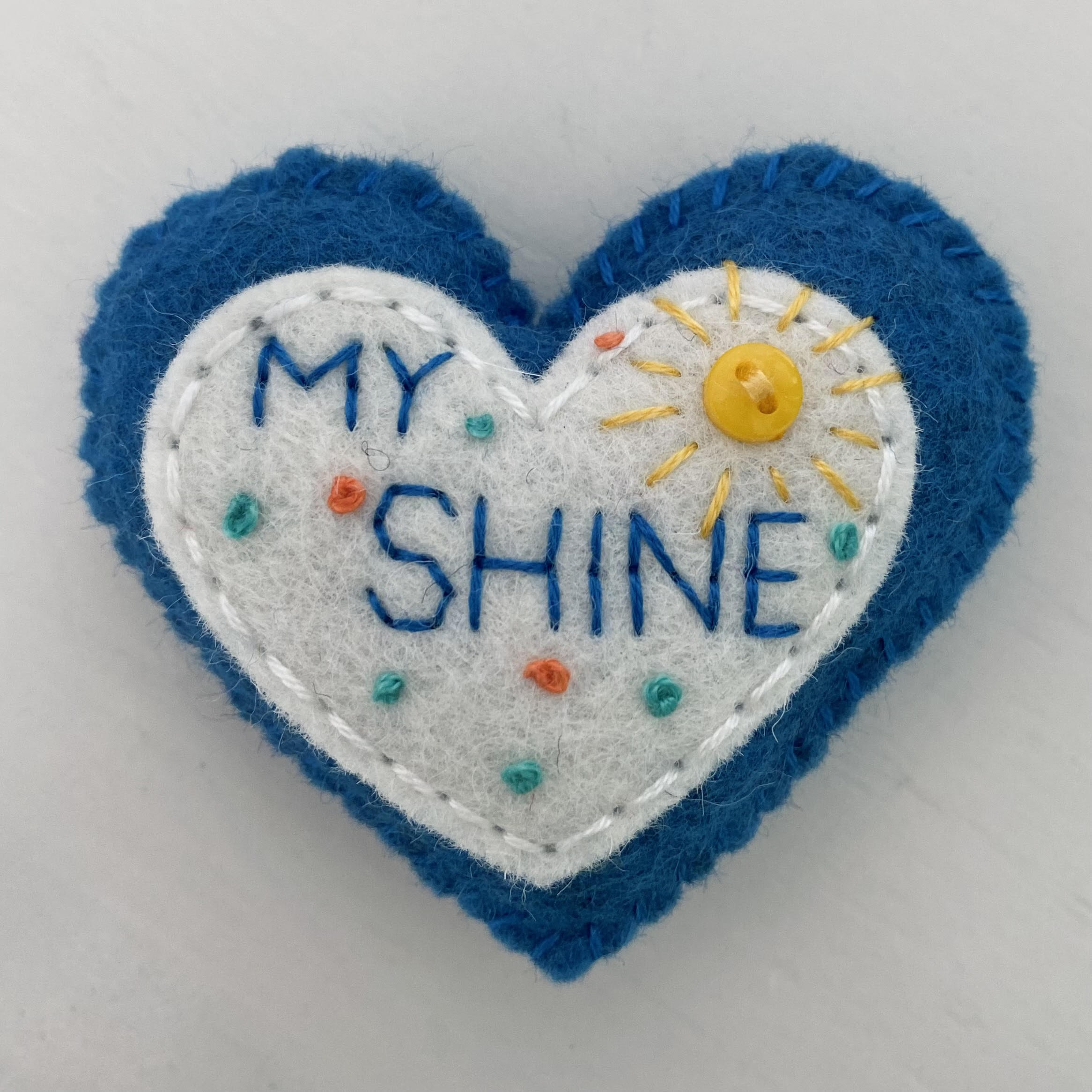 Pocket Heart with Word (6cm)