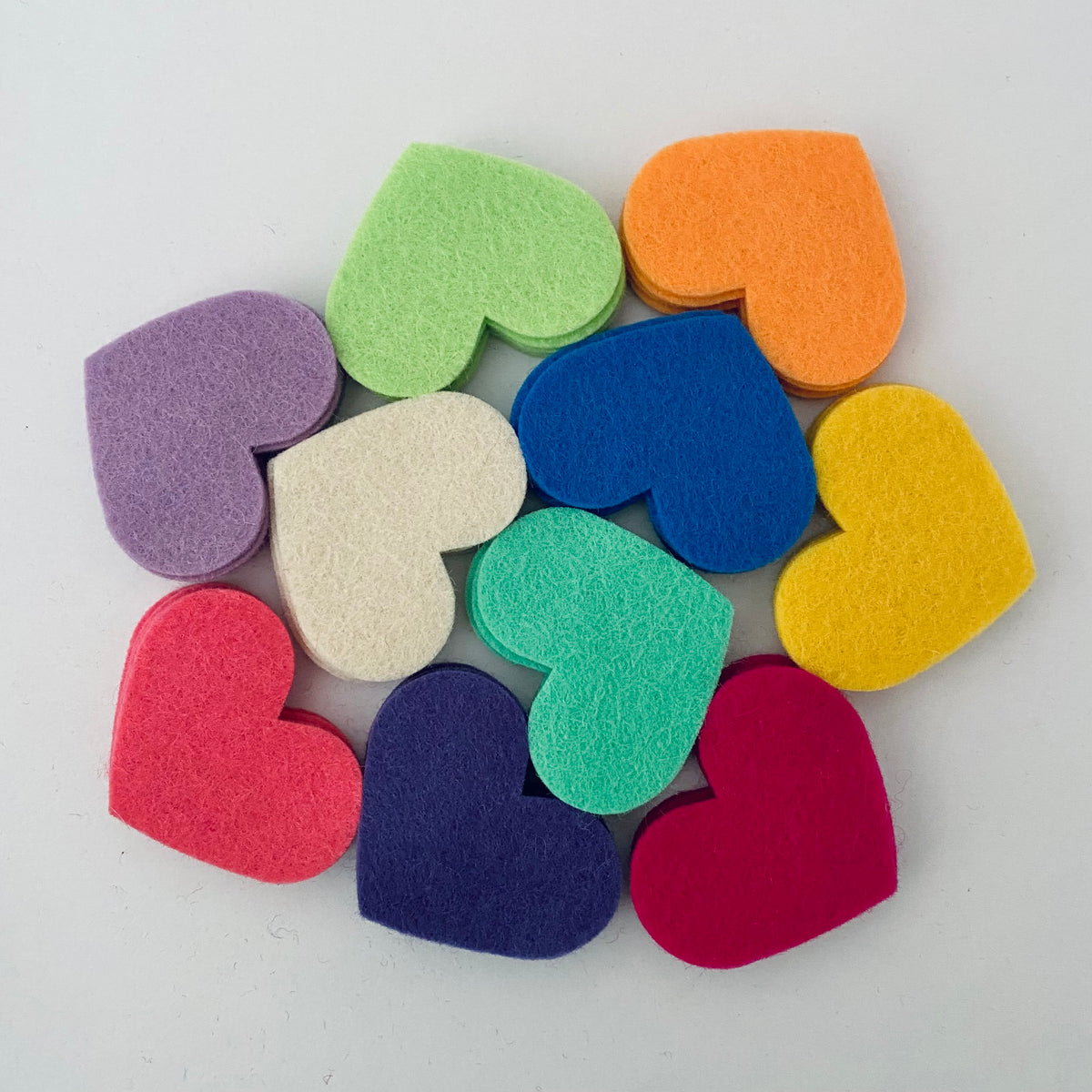 Pre-Cut Hearts (50)