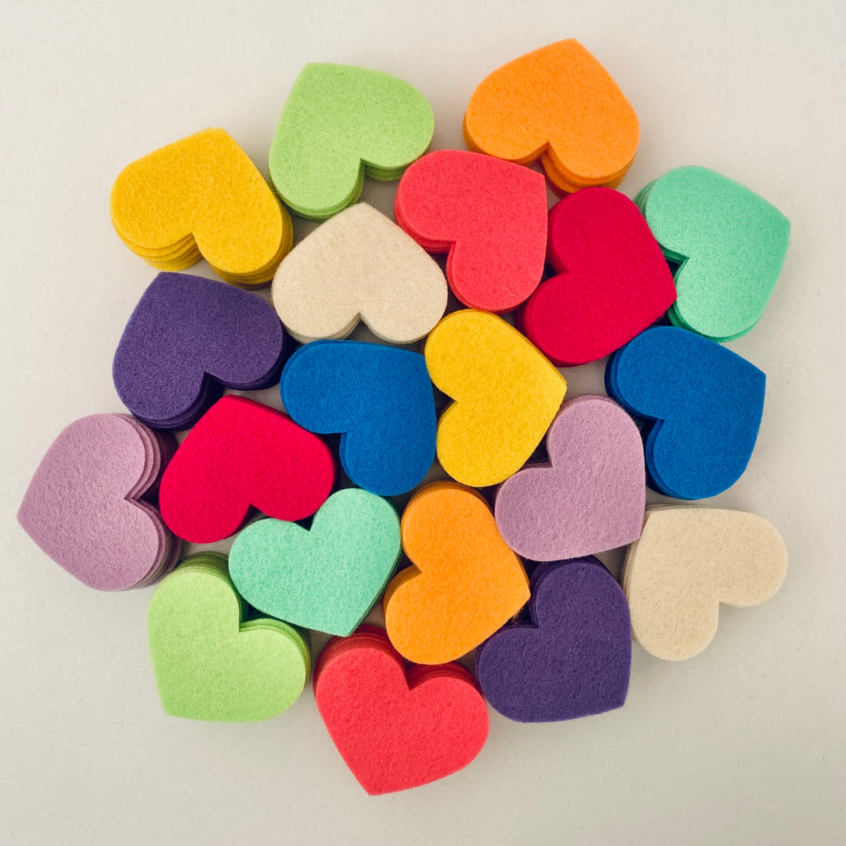 Pre-Cut Hearts (200)
