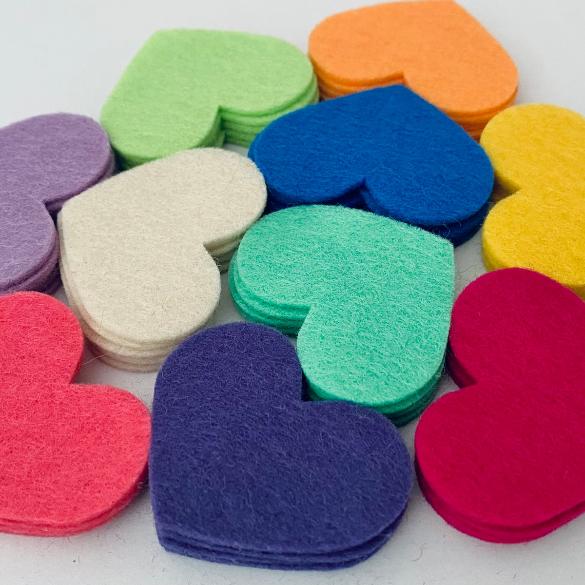 Pre-Cut Hearts (50)