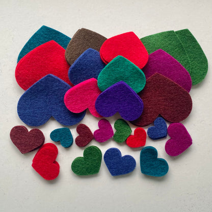 Pre-Cuts for Layered or Multi-Sized Hearts