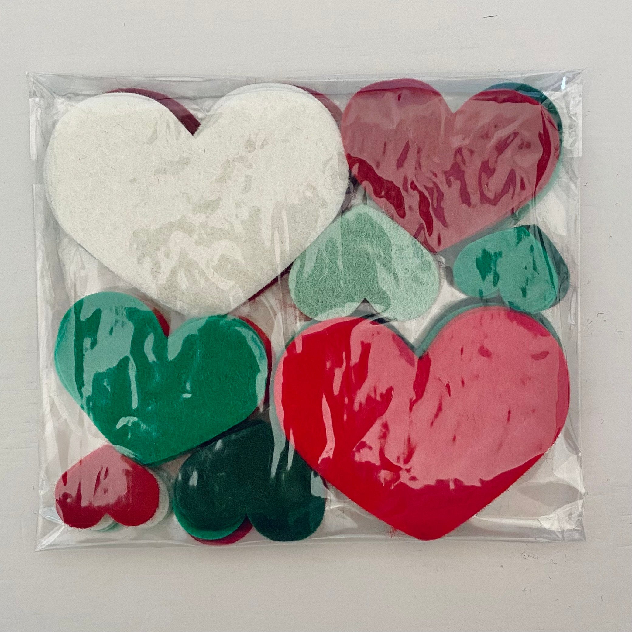 Pre-Cuts for Layered or Multi-Sized Hearts