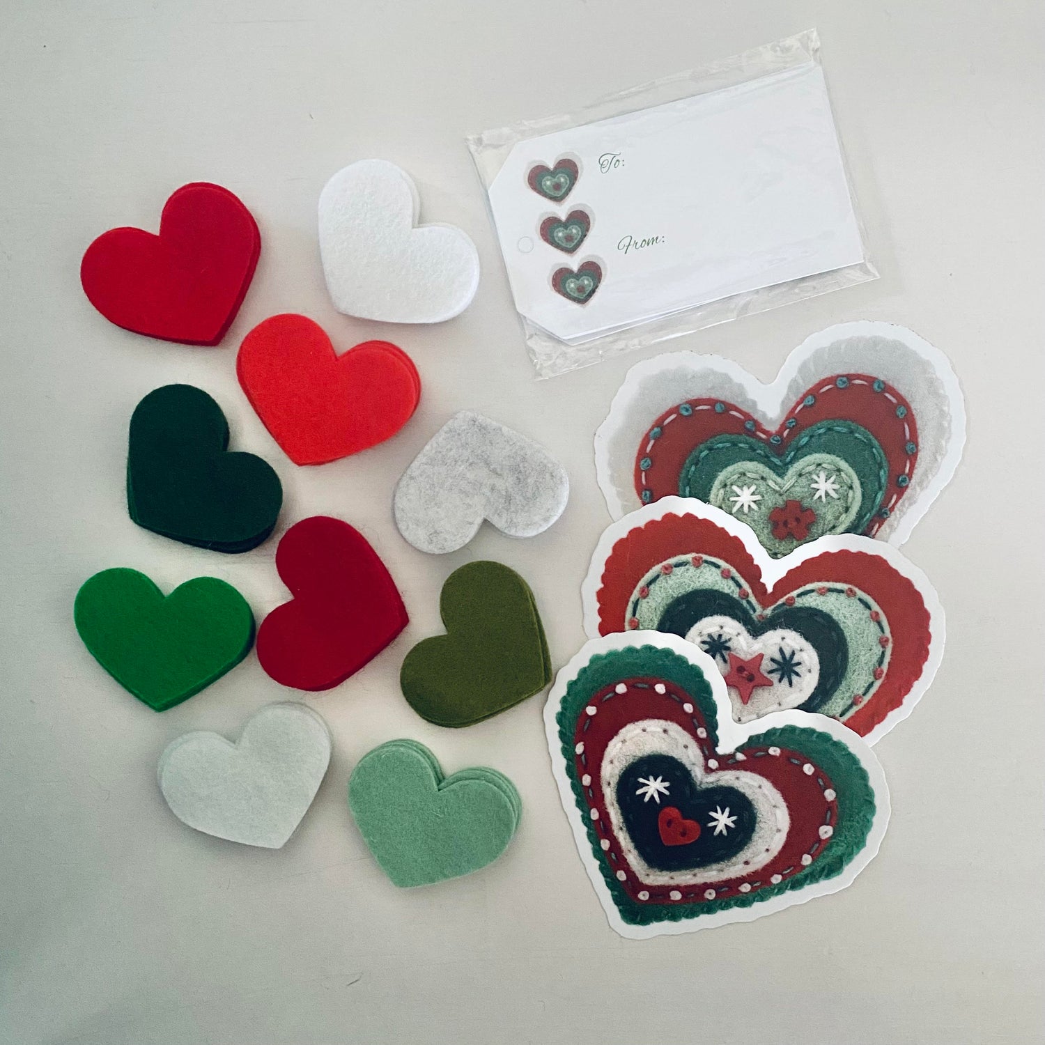 Pre-Cut Hearts (50)
