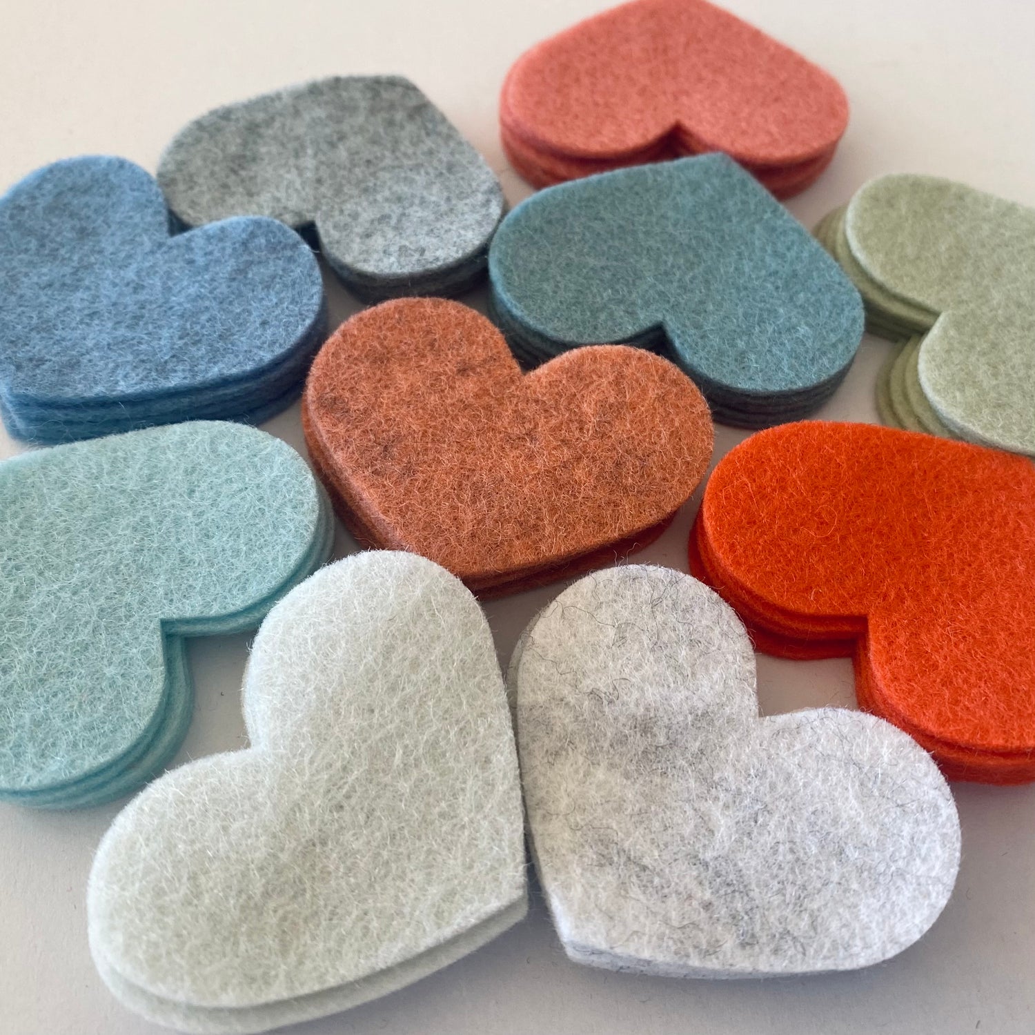 Pre-Cut Hearts (50)