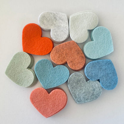 Pre-Cut Hearts (50)