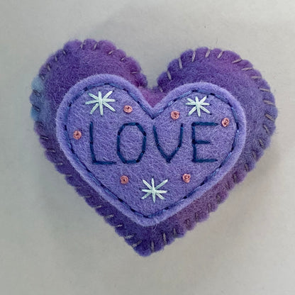 Pocket Heart - Embellished (6cm)