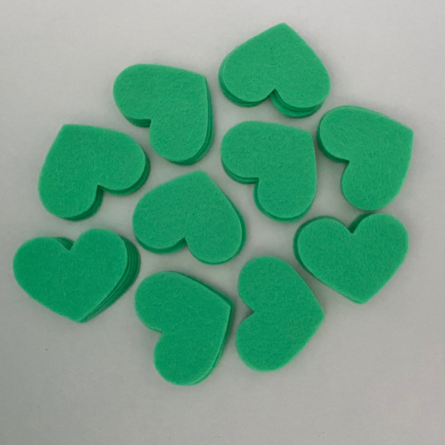 50 Pre-Cut Hearts - Single Colour Packs