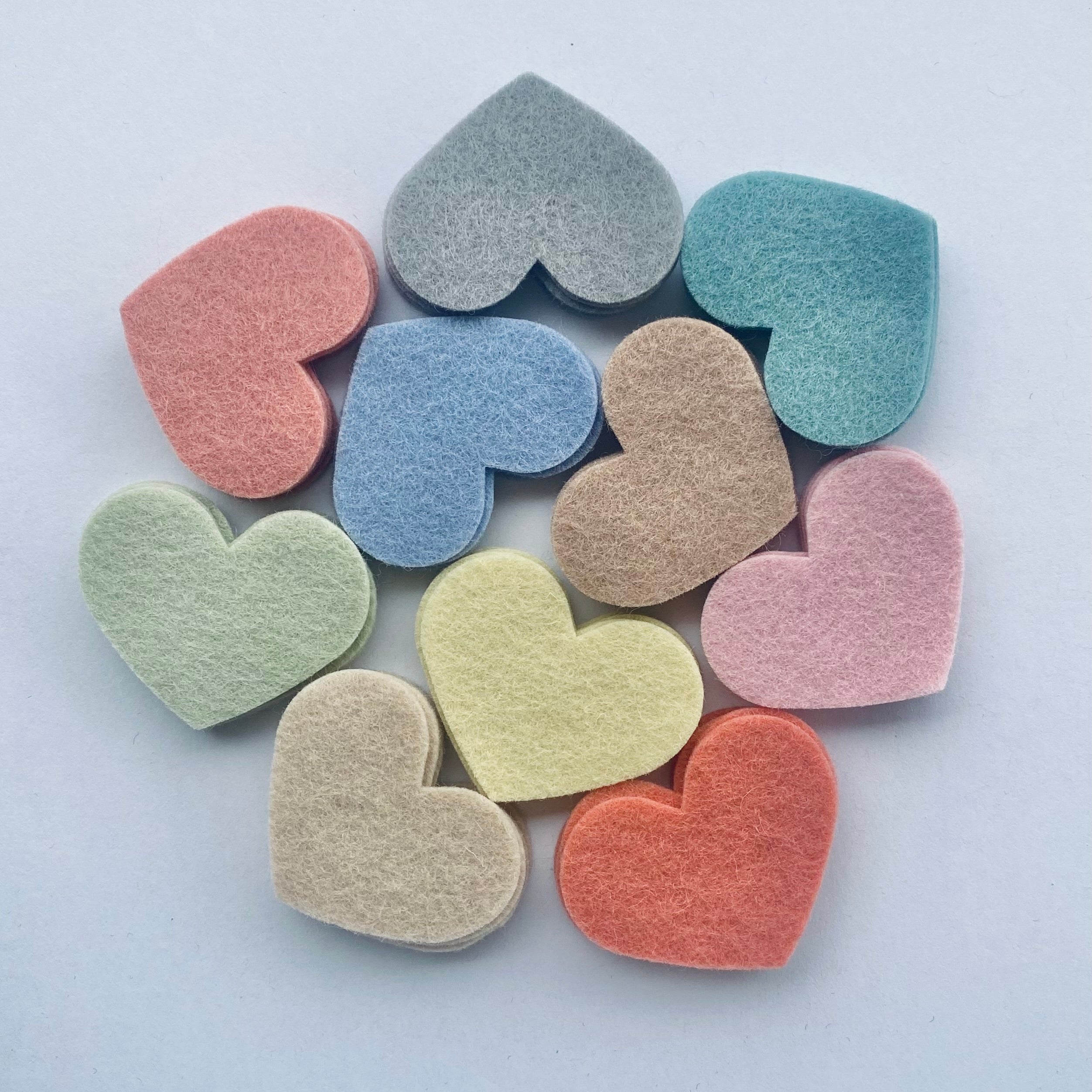 Pre-Cut Hearts (50)