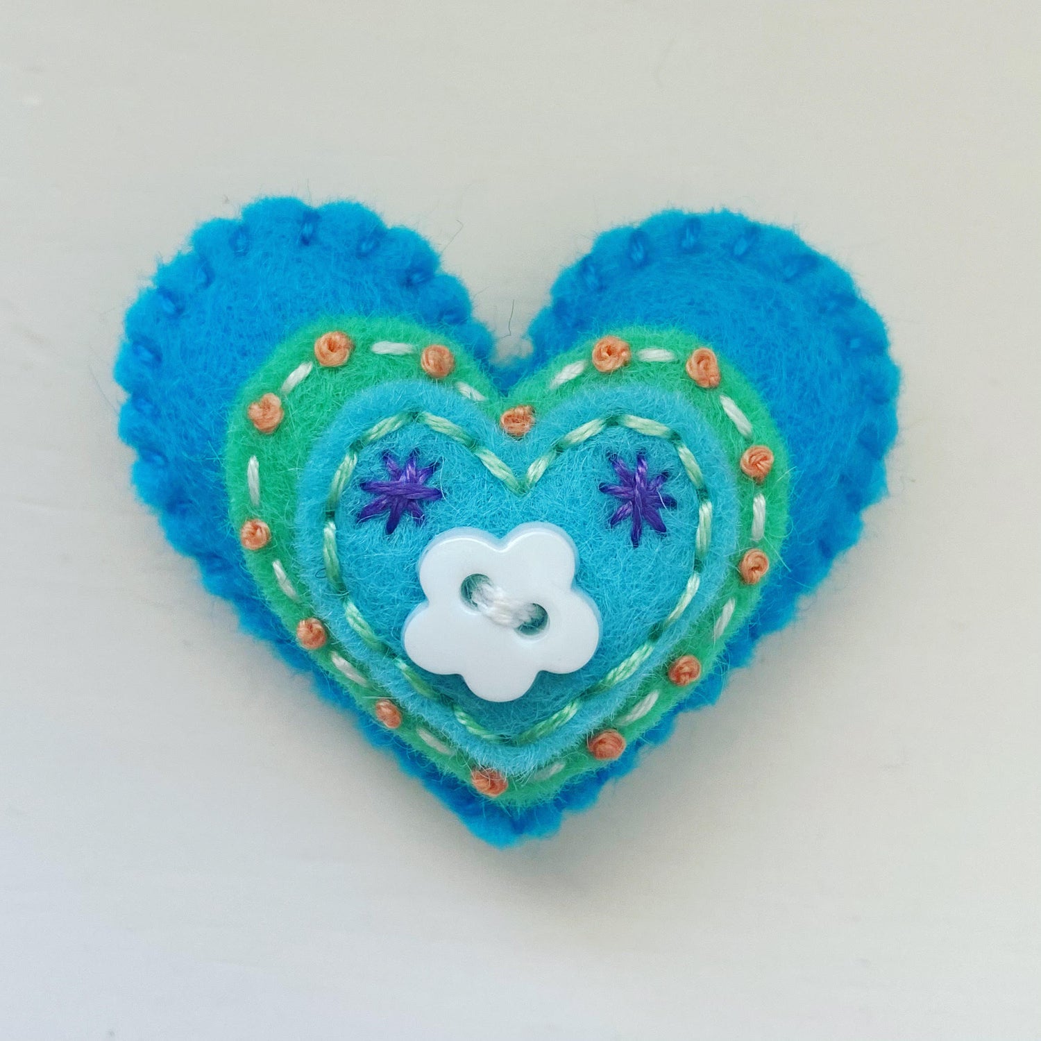Pocket Heart with 3 Layers (4.5cm)