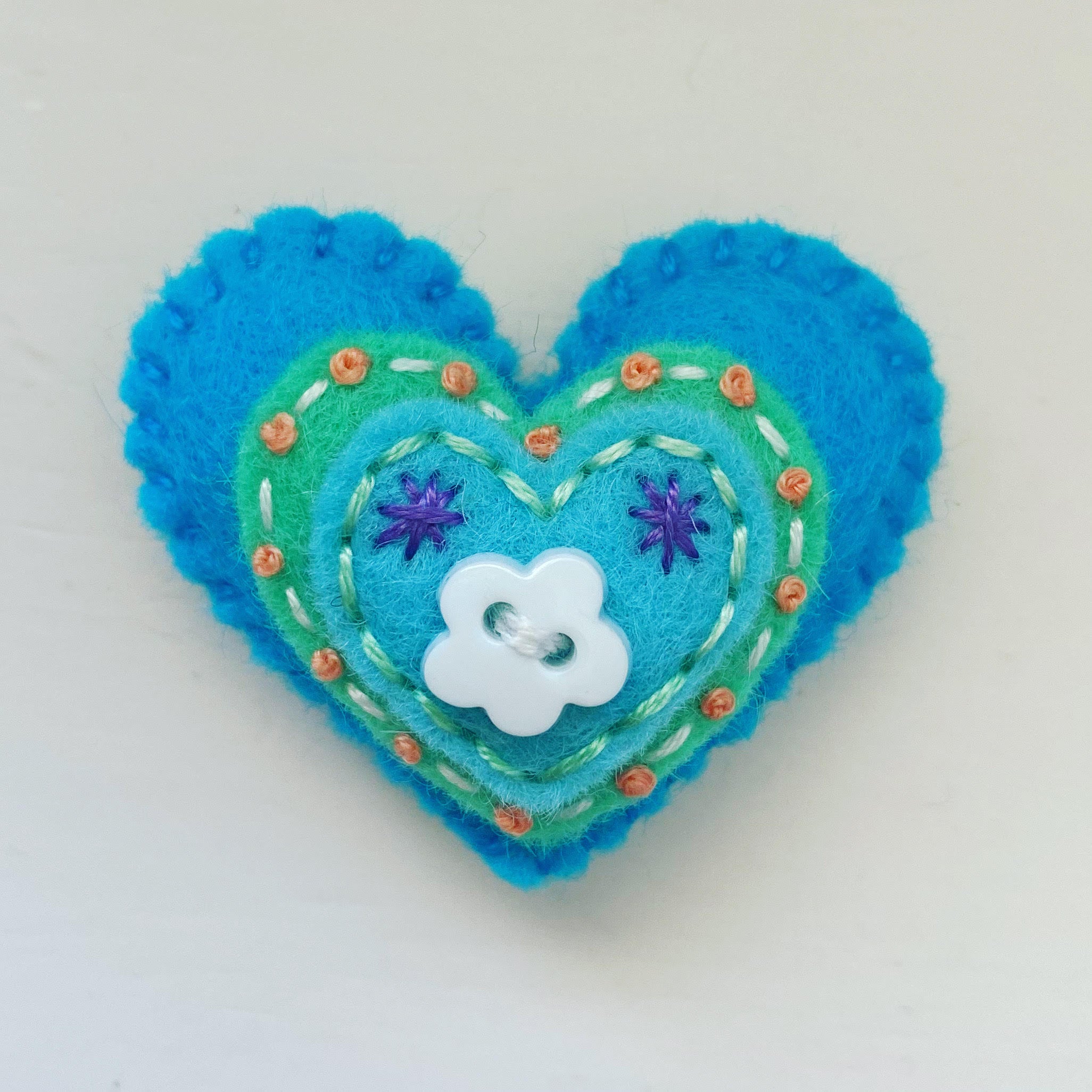 Pocket Heart with 3 Layers (4.5cm)