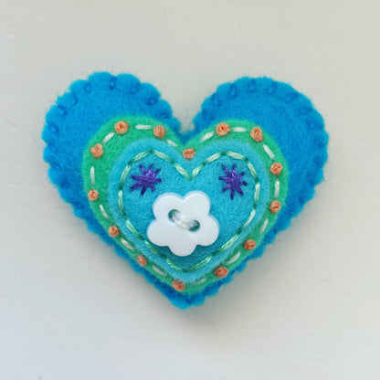 Small Embellished Heart (4.5cm)