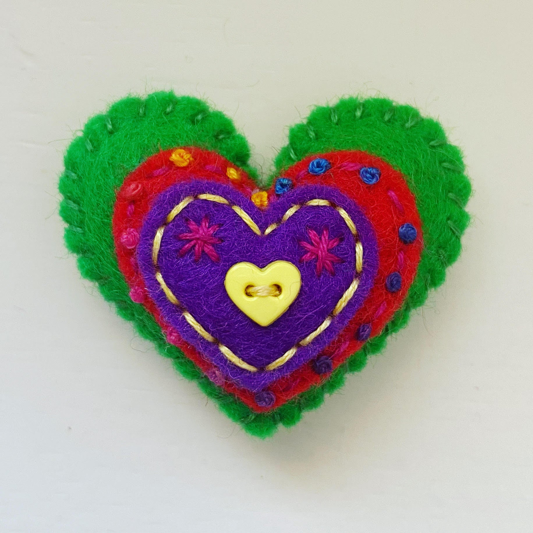 Pocket Heart with 3 Layers (4.5cm)