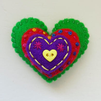 Pocket Heart with 3 Layers (4.5cm)