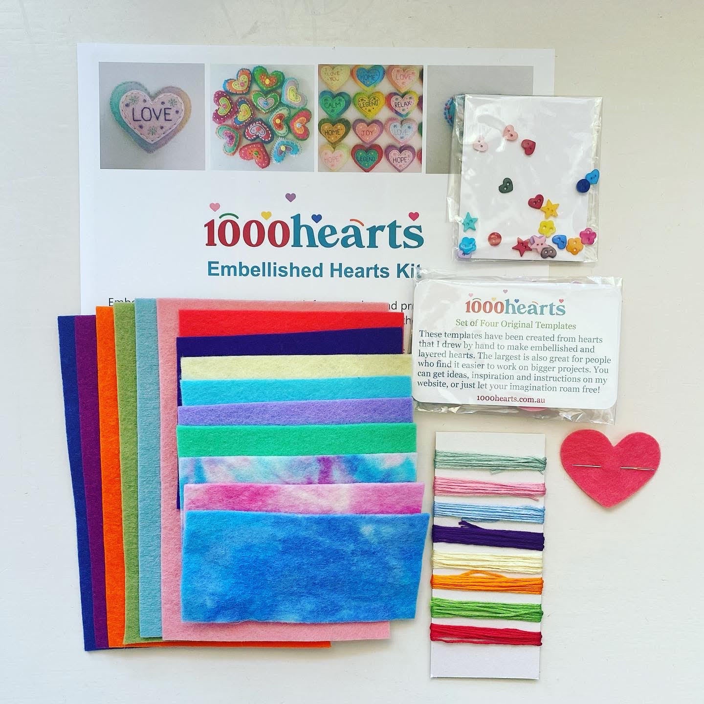 Kit - Embellished Hearts
