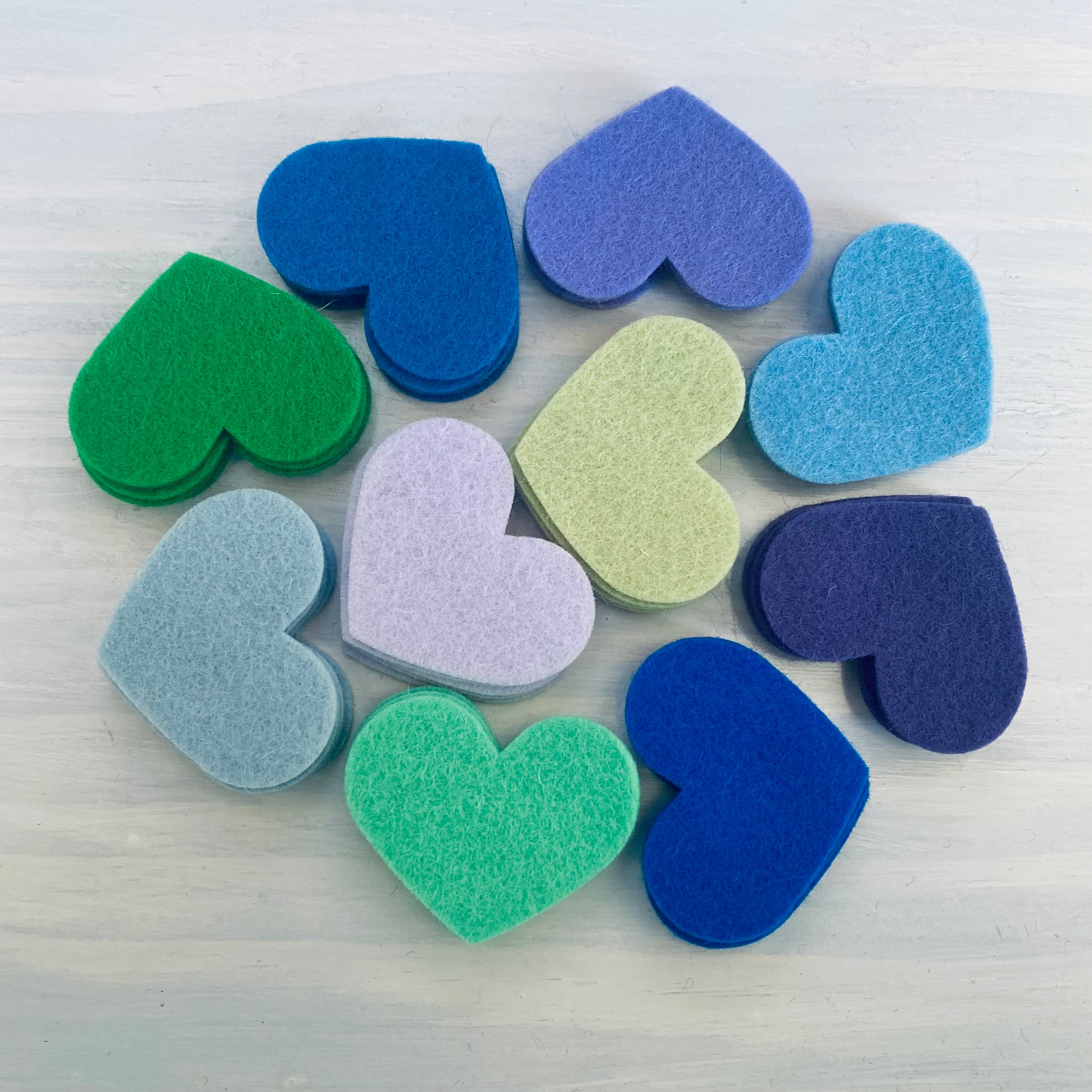 Pre-Cut Hearts (50)