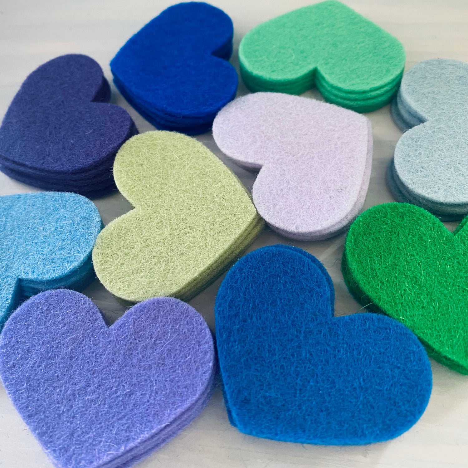 Pre-Cut Hearts (50)