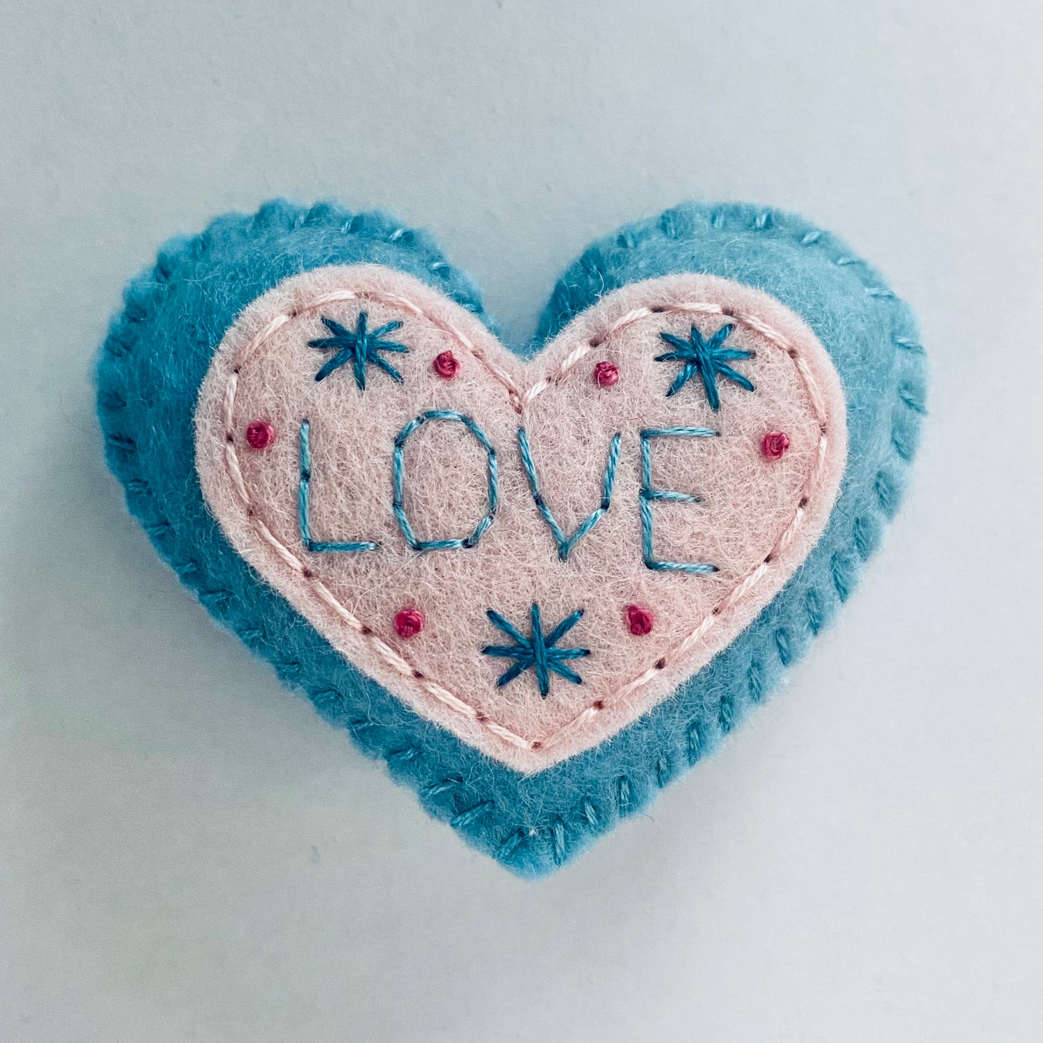 Pocket Heart - Embellished (6cm)