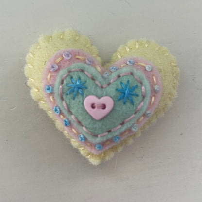 Embellished Heart with 3 Layers (4.5cm)
