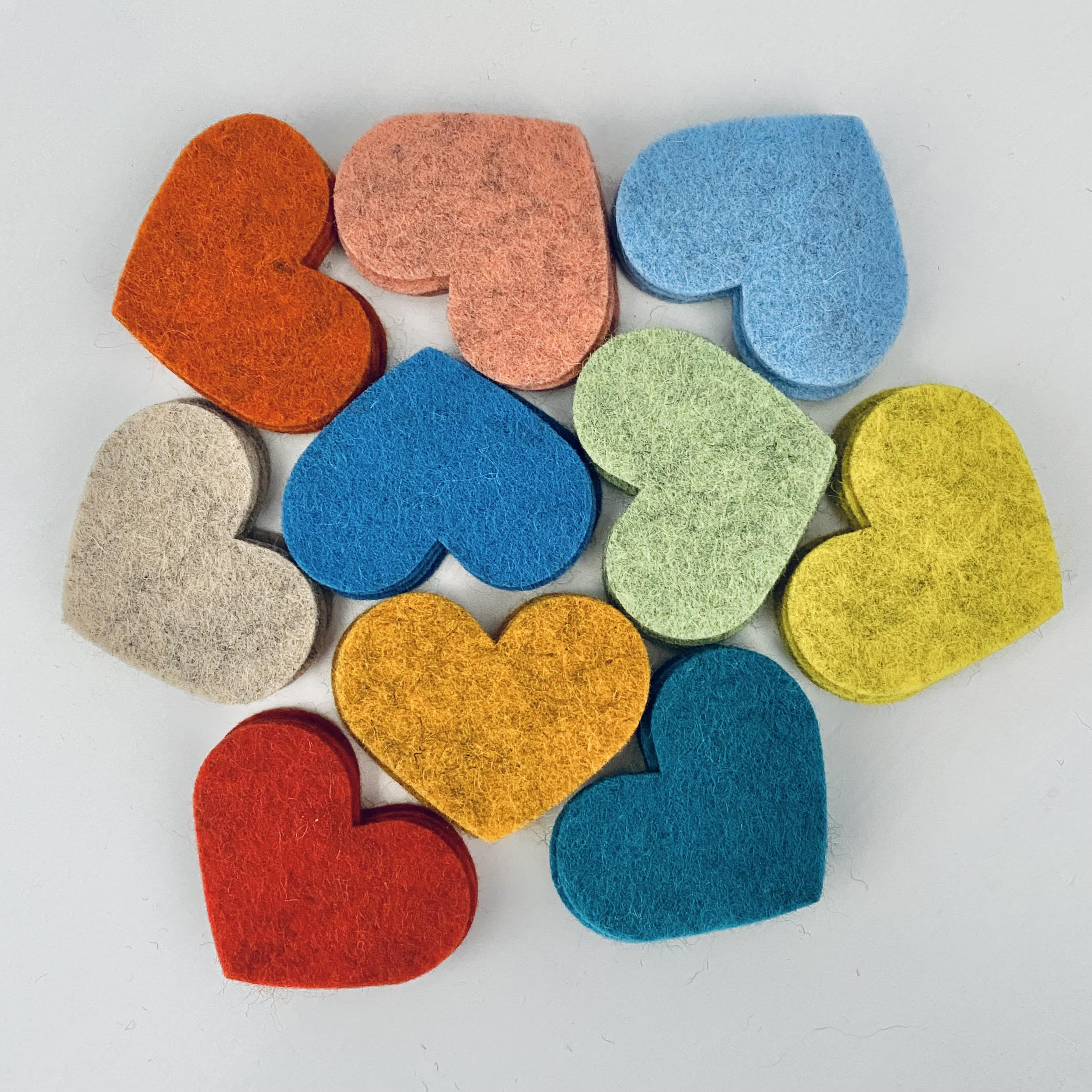 Pre-Cut Hearts (50)