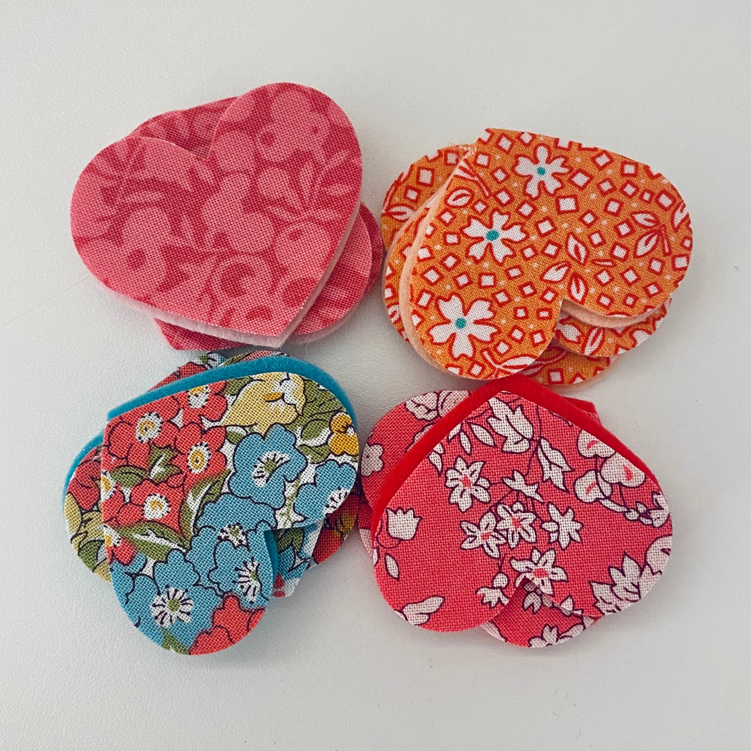 Pre-Cut Hearts - Fabric (Various)