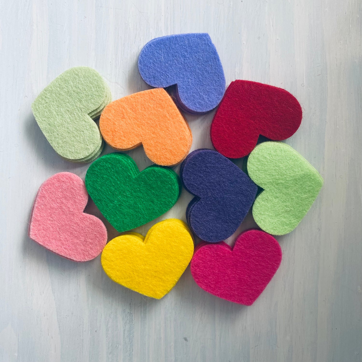 Pre-Cut Hearts (50)