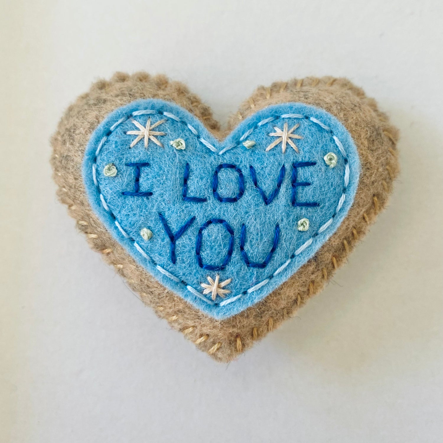 Pocket Heart - I LOVE YOU (6cm)