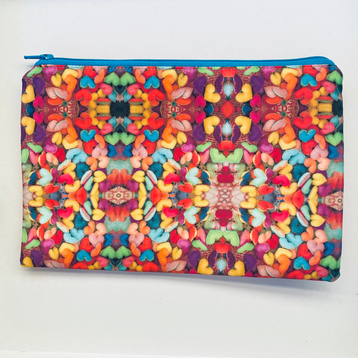 Pouch with Heart Print