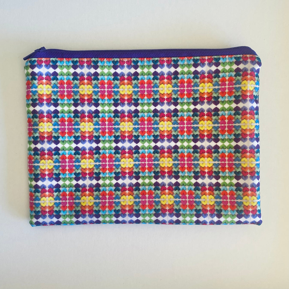Pouch with Heart Print