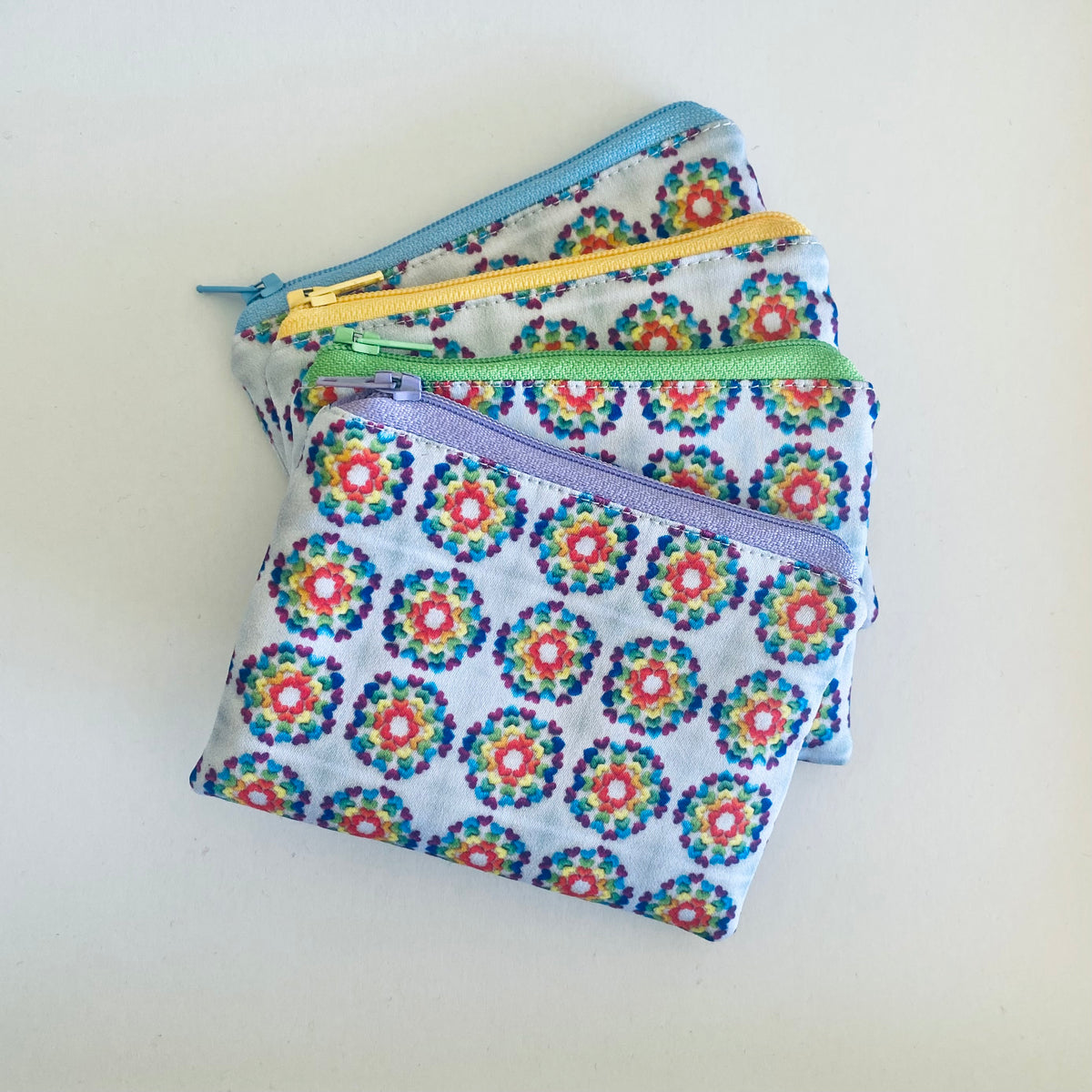 Pouch with Heart Print