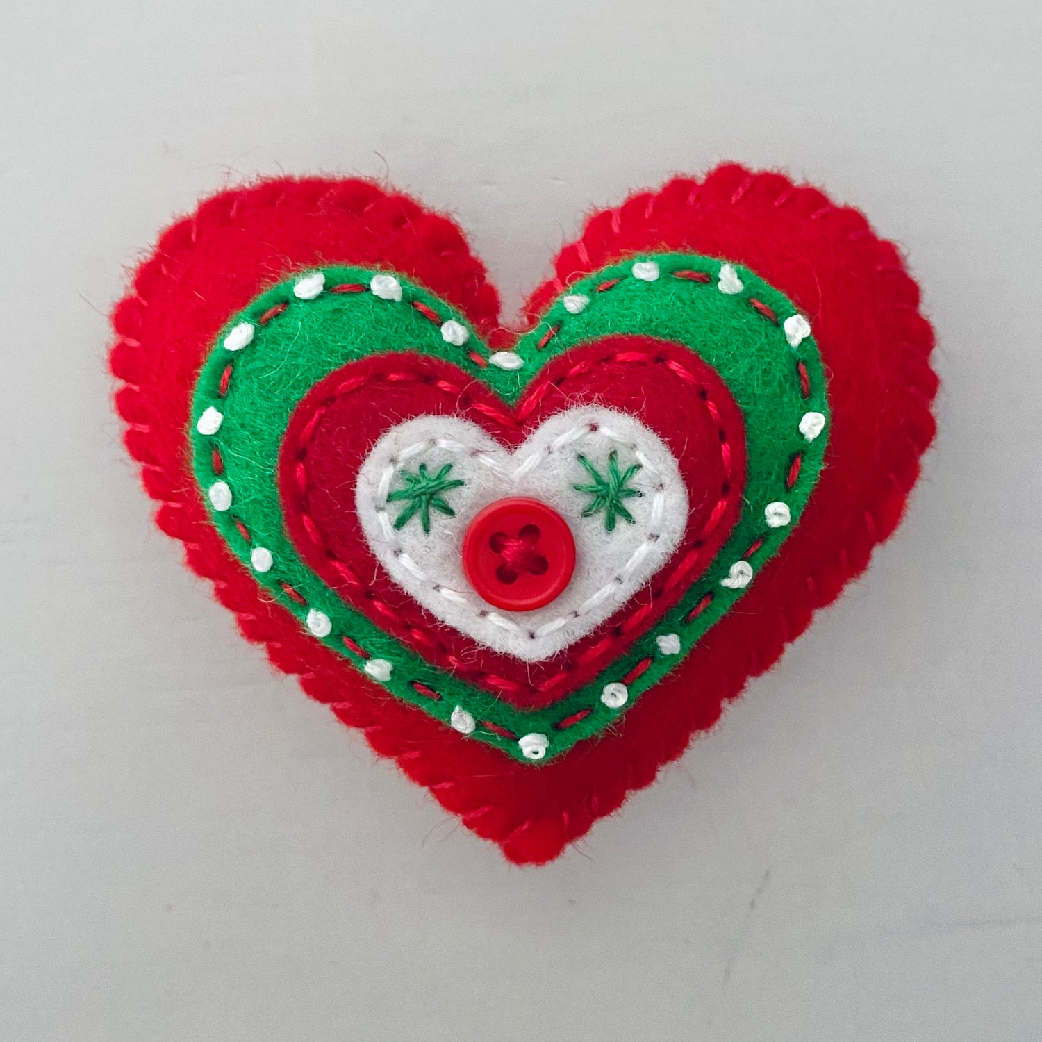 Pocket Heart - Embellished CHRISTMAS