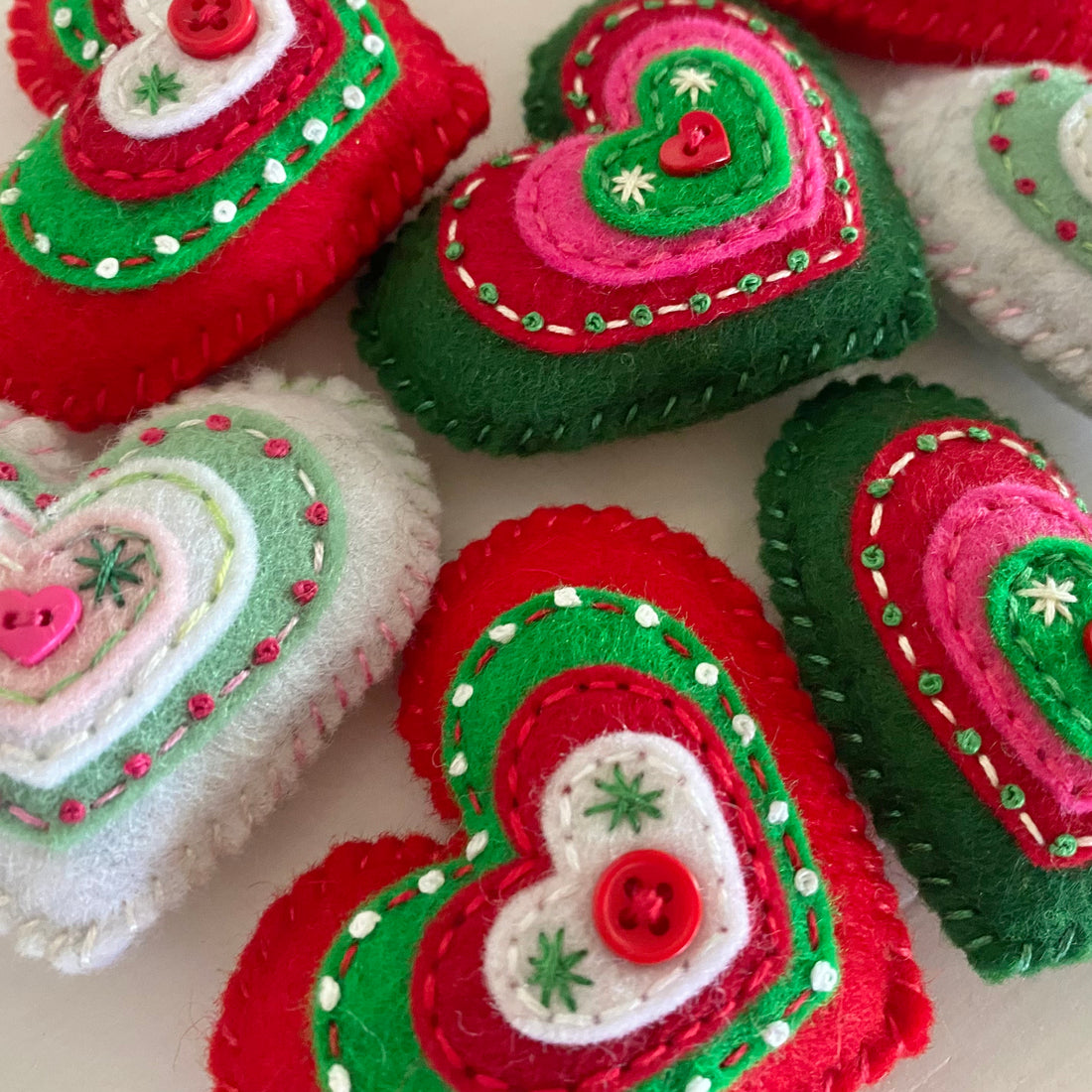 Pocket Heart - Embellished CHRISTMAS