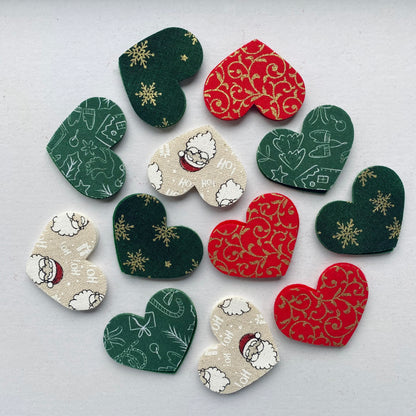 Pre-Cut Hearts - Fabric (Various)