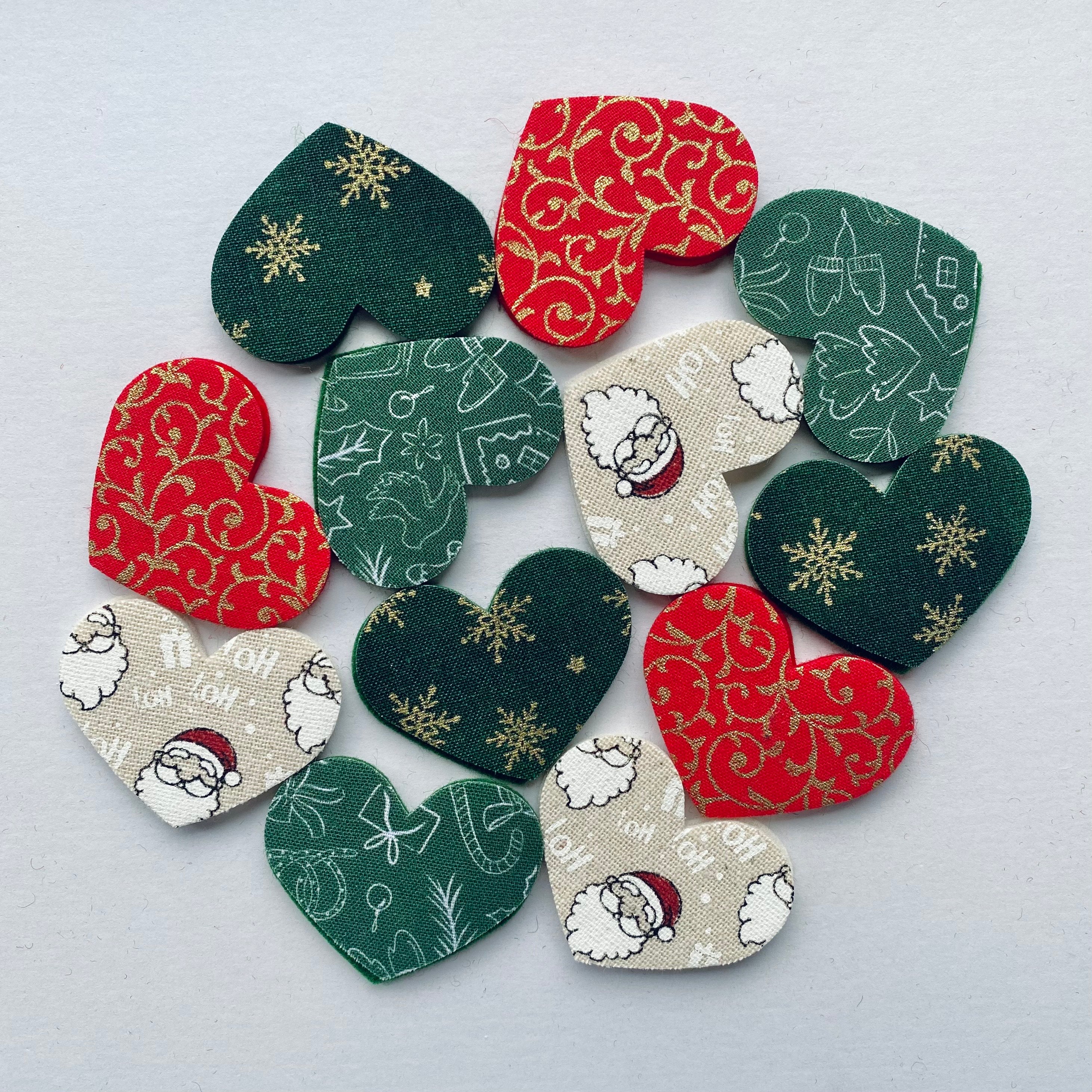 Pre-Cut Hearts - Fabric (Various)