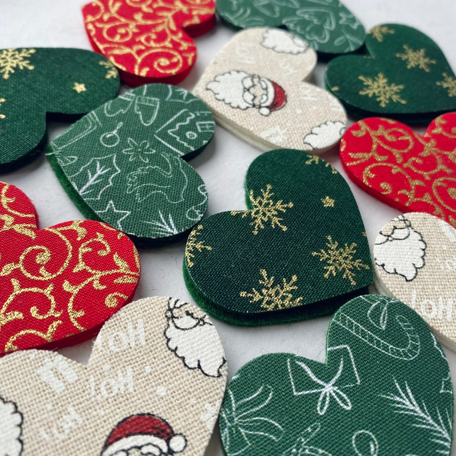 Pre-Cut Hearts - Fabric (Various)