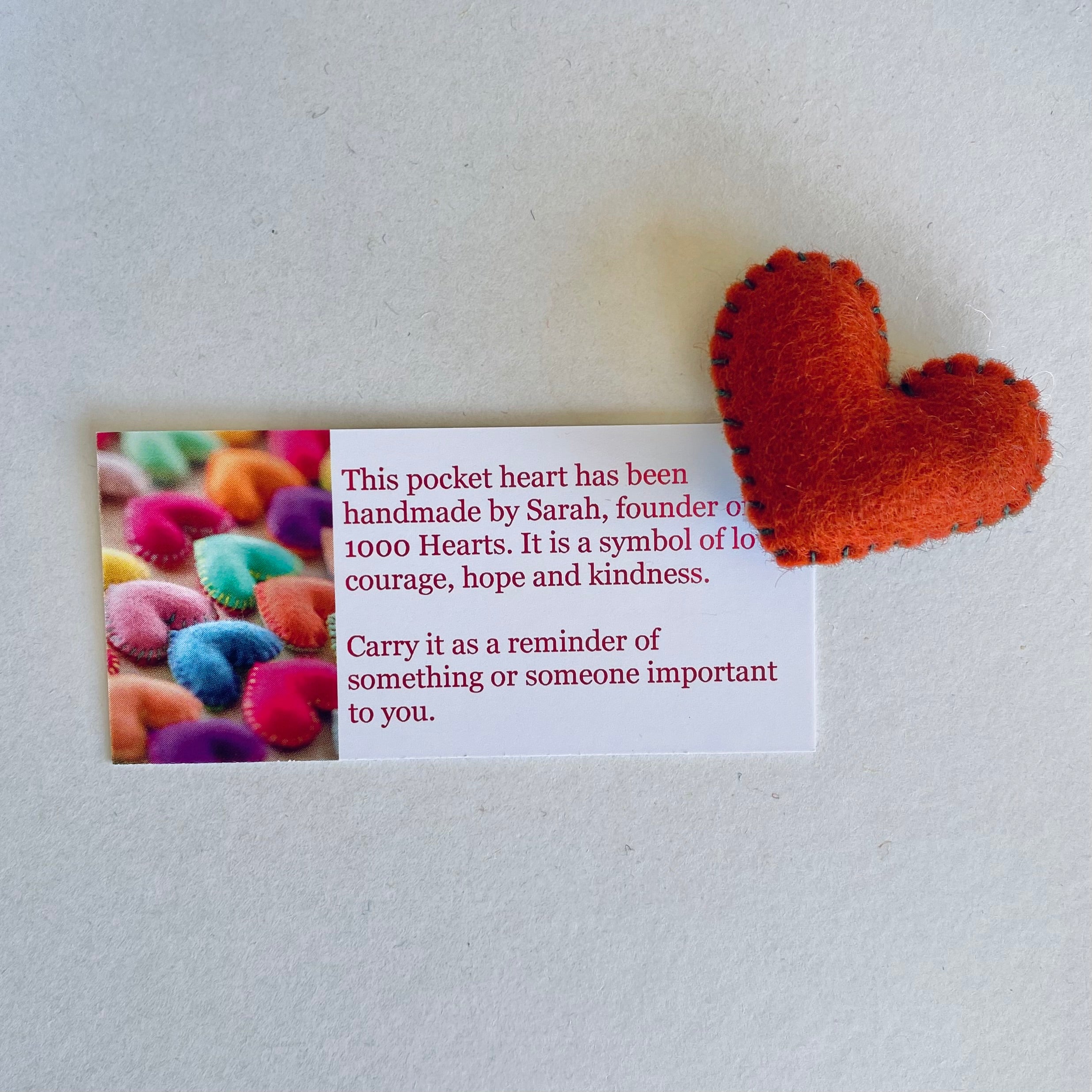 Plain Pocket Heart (4.5cm) - sold individually