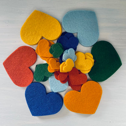 Pre-Cuts for Layered or Multi-Sized Hearts